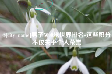 玉树男子5000米世界排名-这些积分不仅关乎个人荣誉