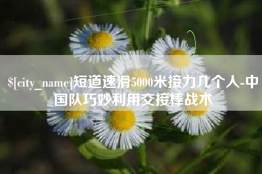玉树短道速滑5000米接力几个人-中国队巧妙利用交接棒战术