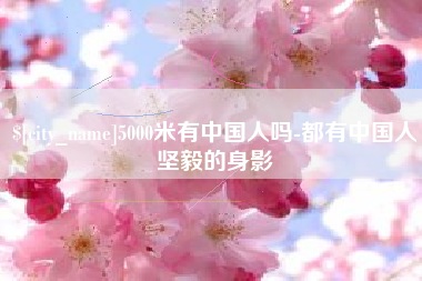 玉树5000米有中国人吗-都有中国人坚毅的身影