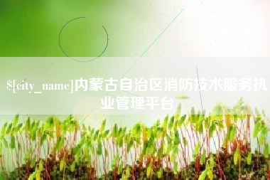 玉树内蒙古自治区消防技术服务执业管理平台