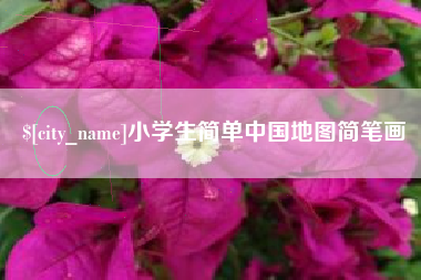 玉树小学生简单中国地图简笔画