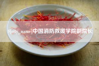 玉树中国消防救援学院副院长