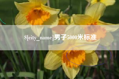 玉树男子5000米标准