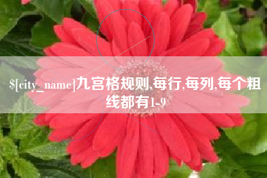 玉树九宫格规则,每行,每列,每个粗线都有1-9