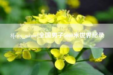 玉树全国男子5000米世界纪录