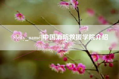 玉树中国消防救援学院介绍