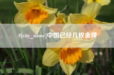 玉树中国已经几枚金牌