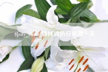 玉树森林消防日是哪一天
