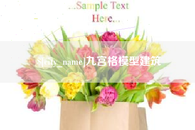 玉树九宫格模型建筑