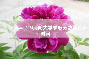 玉树2024消防大学录取分数线公布时间