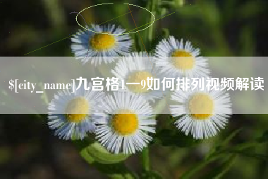 玉树九宫格1一9如何排列视频解读