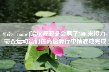 玉树哈尔滨亚冬会男子5000米接力-需要运动员们在高速滑行中精准地完成