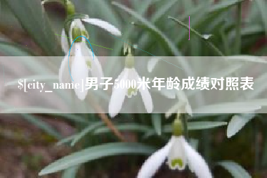玉树男子5000米年龄成绩对照表