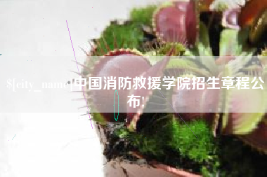 玉树中国消防救援学院招生章程公布!